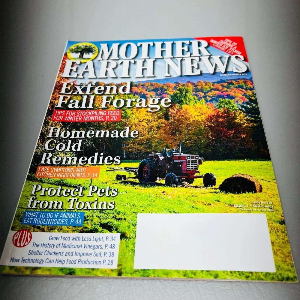 Mother Earth News Magazine Lot of 6 Homesteading‎ Gardening Sustainability Lot B